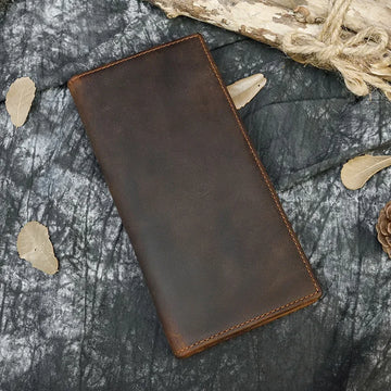 Xajzpa High Quality Zipper Long Purse Male Female Purse Wallet For 6inch Iphone Vintage Designer Men Women Leather Long Wallet